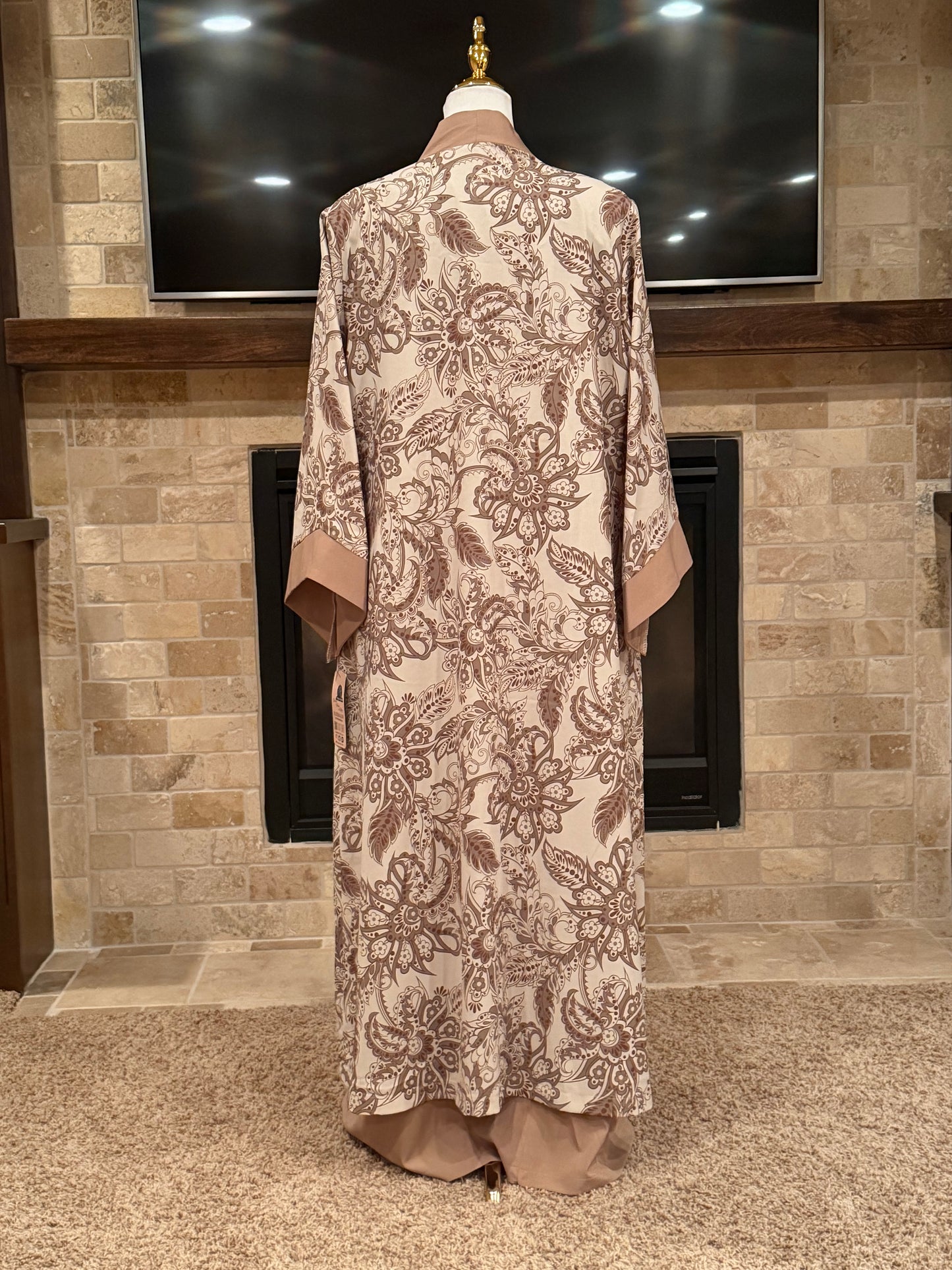 Floral Two Piece Abaya