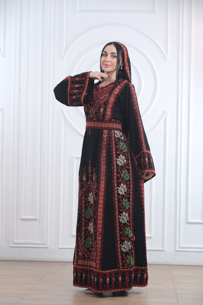 Thobe with Tarha - ثوب مع طرحة