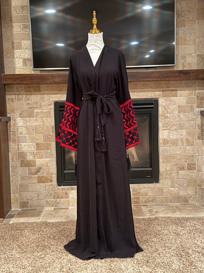 Palestinian Map Open Abaya