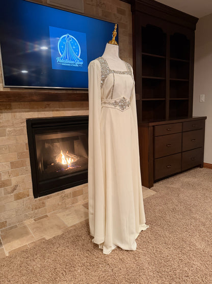 Crystal Women’s Sparkling Evening Maxi Dress – فستان