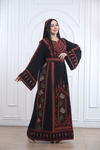 Thobe with Tarha - ثوب مع طرحة