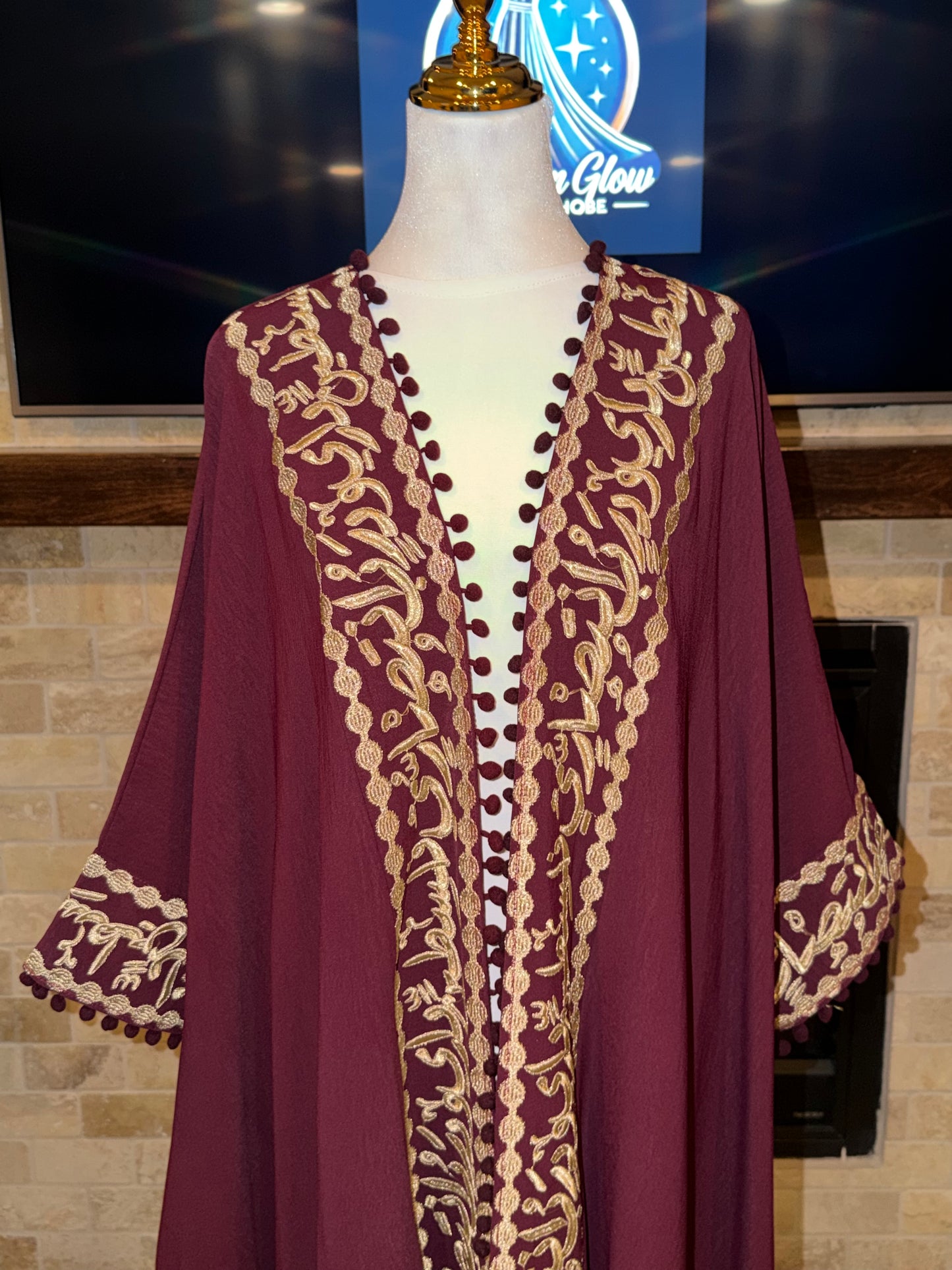 Burgundy Gold Palestinian Besht
