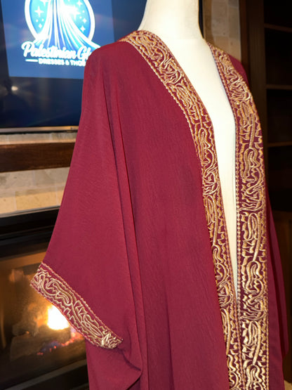 Red Gold Pattern Palestinian Besht