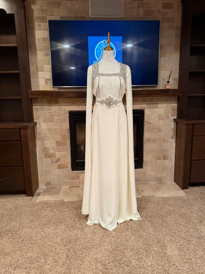 Crystal Women’s Sparkling Evening Maxi Dress – فستان