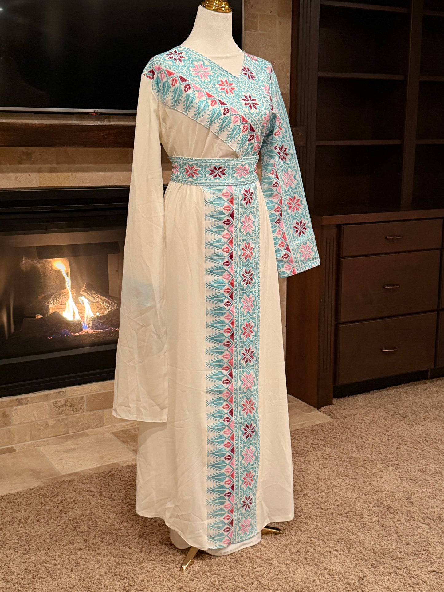 Layl Nahar Thobe (two piece) - ثوب ليل نهار