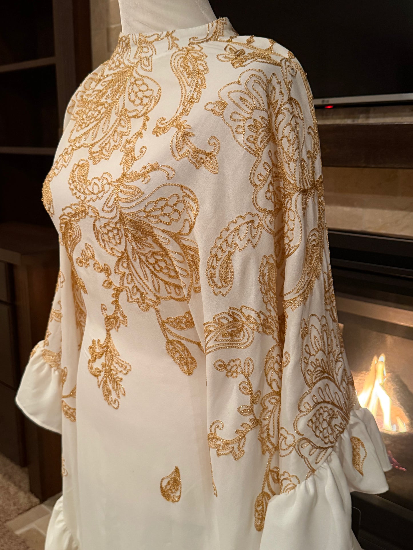 Royal Petal Butterfly Abaya