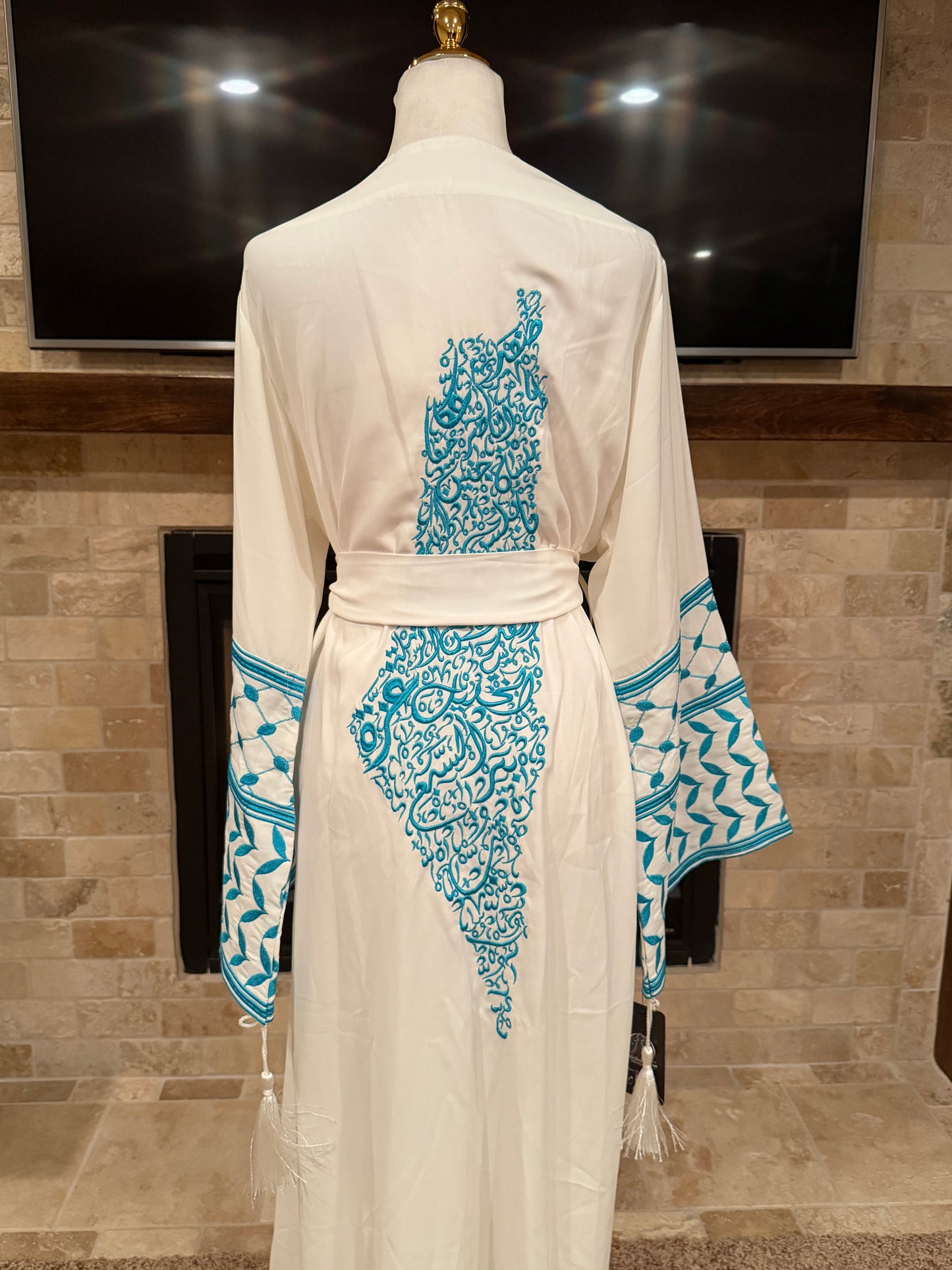 Palestinian Map Open Abaya