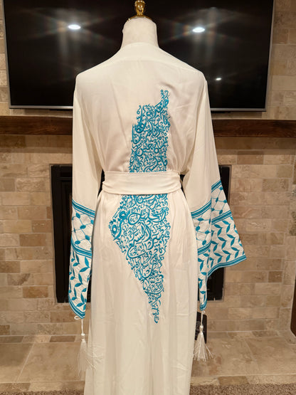 Palestinian Map Open Abaya