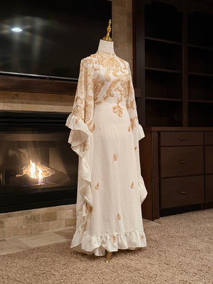 Royal Petal Butterfly Abaya