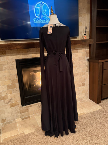 Crystal Women’s Sparkling Evening Maxi Dress – فستان