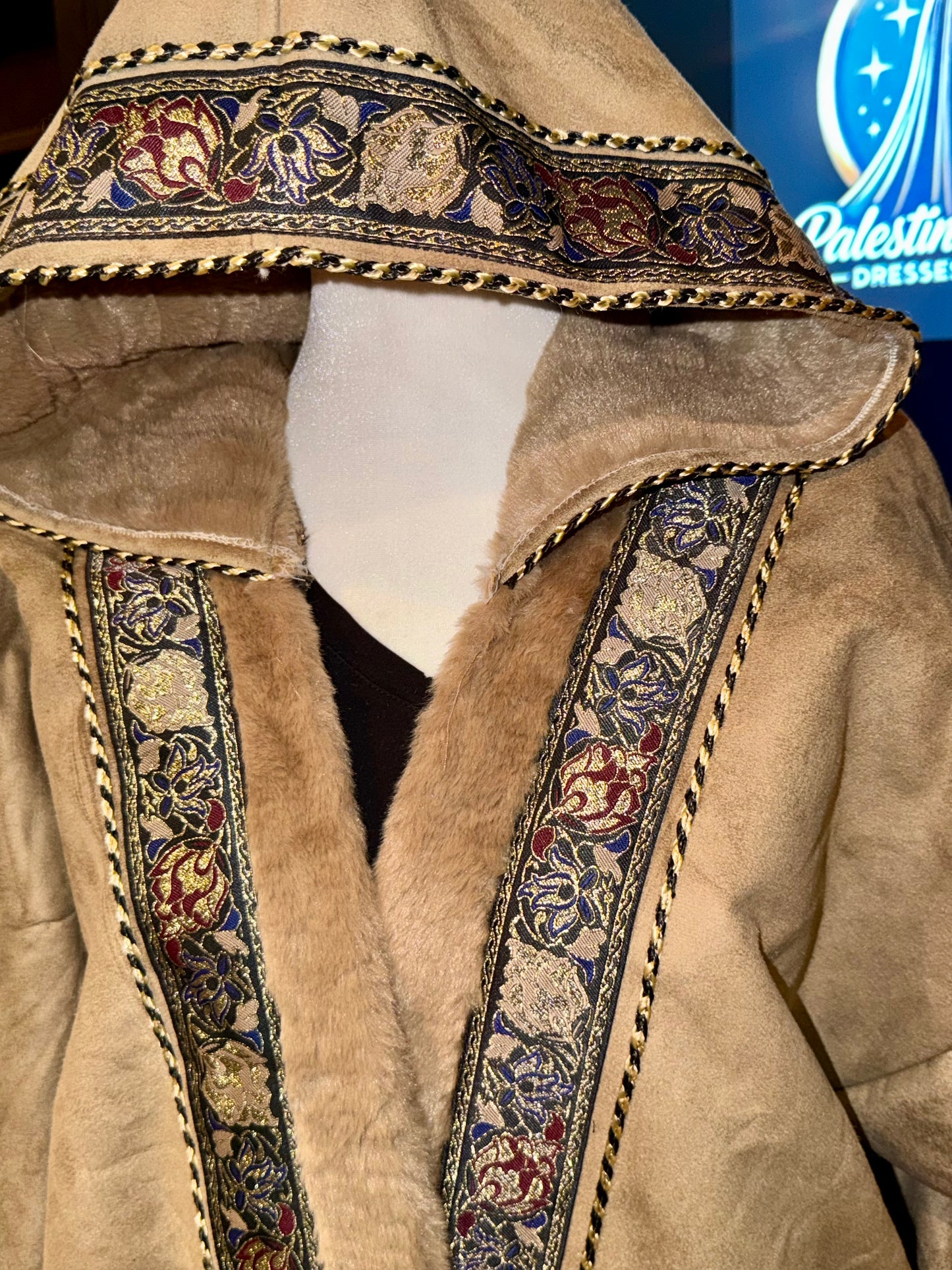 Farwa Women's Vintage Fleece Pocket Long Sleeve Hoodie Coat - فروه